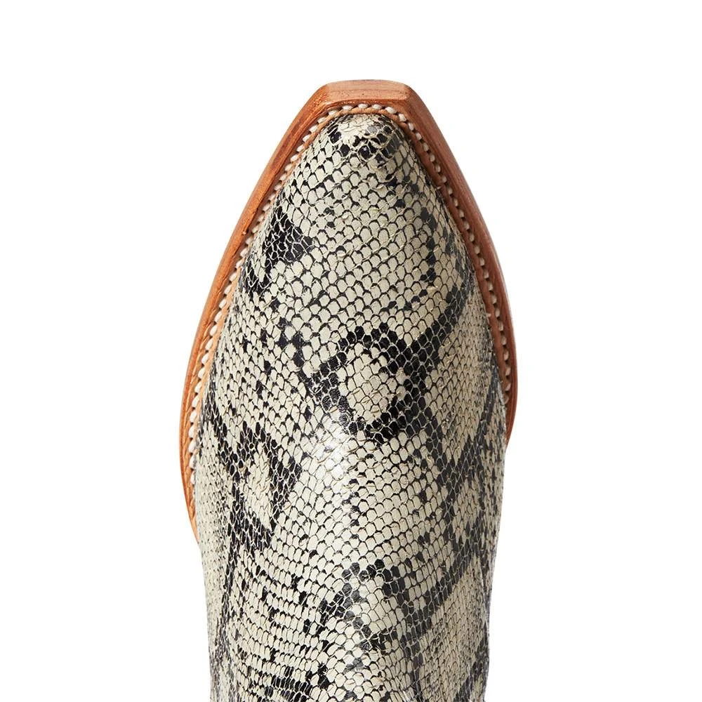 Ariat Women`s Black White Snake Dixon Bootie - Image 4
