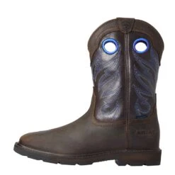 Ariat Men's Groundwork H2O Bitter Brown 11in. Brown Top Soft Wide Square Toe