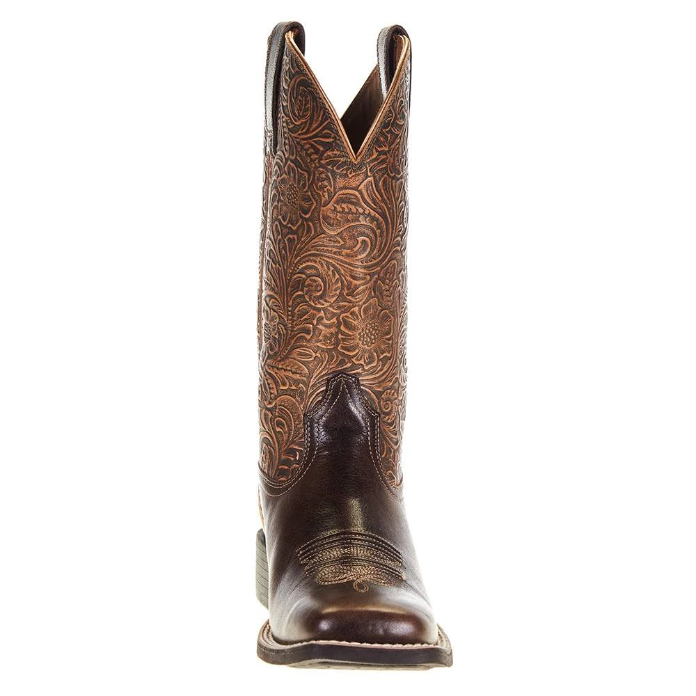 Ariat Women's Round Up Arizona Brown Cowgirl Boot - Image 2