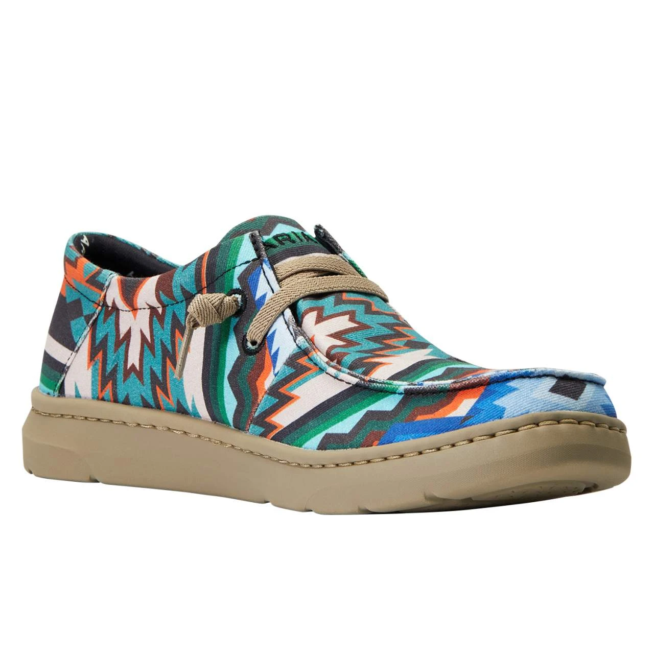 Ariat Men`s Stretch Lace Multi Aztec Print Casual Shoe - Image 4