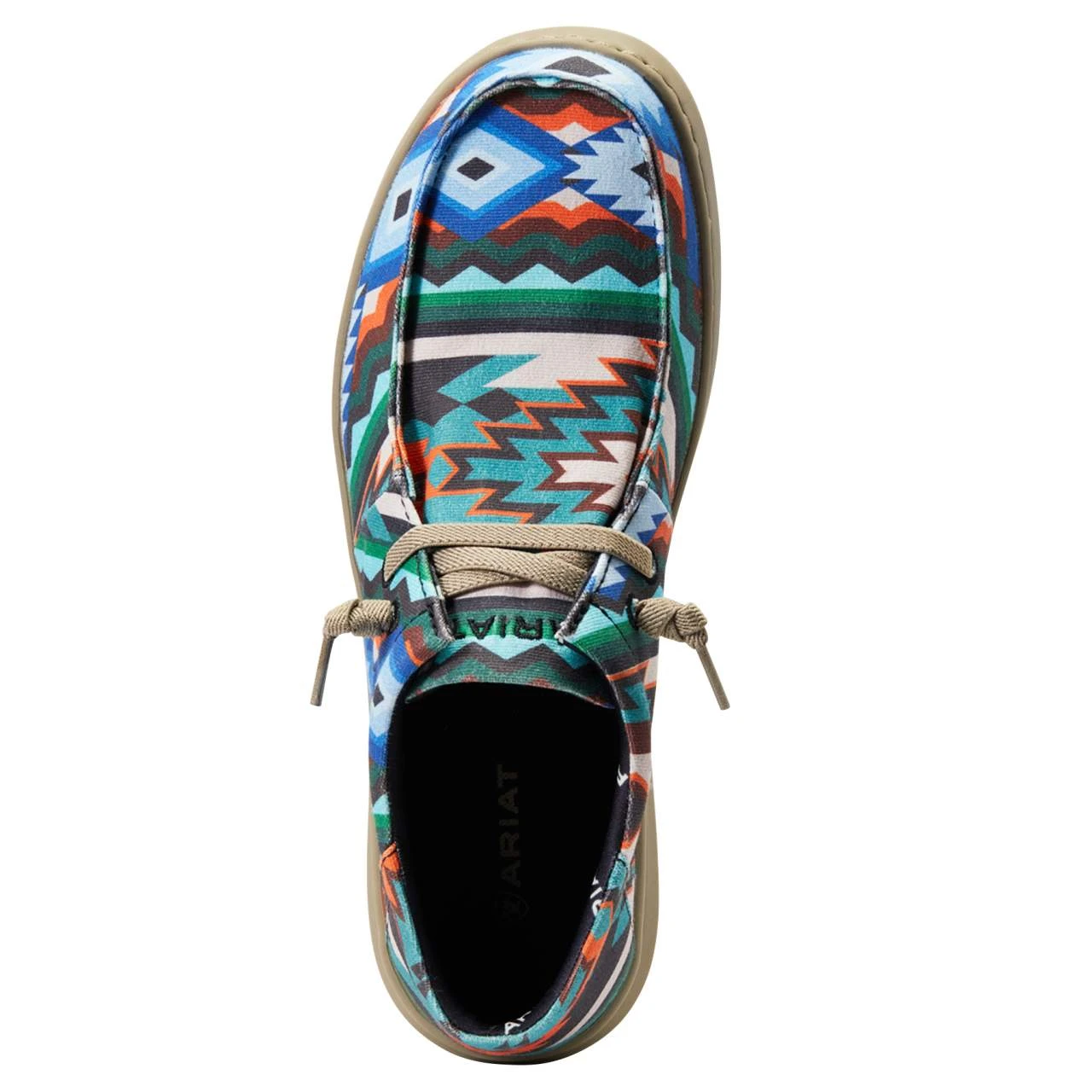 Ariat Men`s Stretch Lace Multi Aztec Print Casual Shoe - Image 5