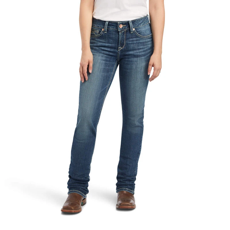 Ariat Women's REAL Perfect Rise Daphne Straight Jean - Image 2