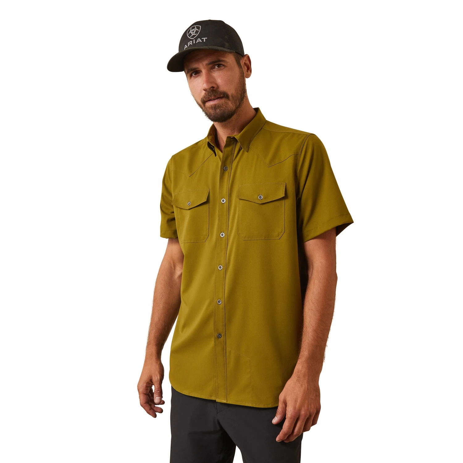 Ariat Men's VentTEK Western Fitted Shirt - Image 2