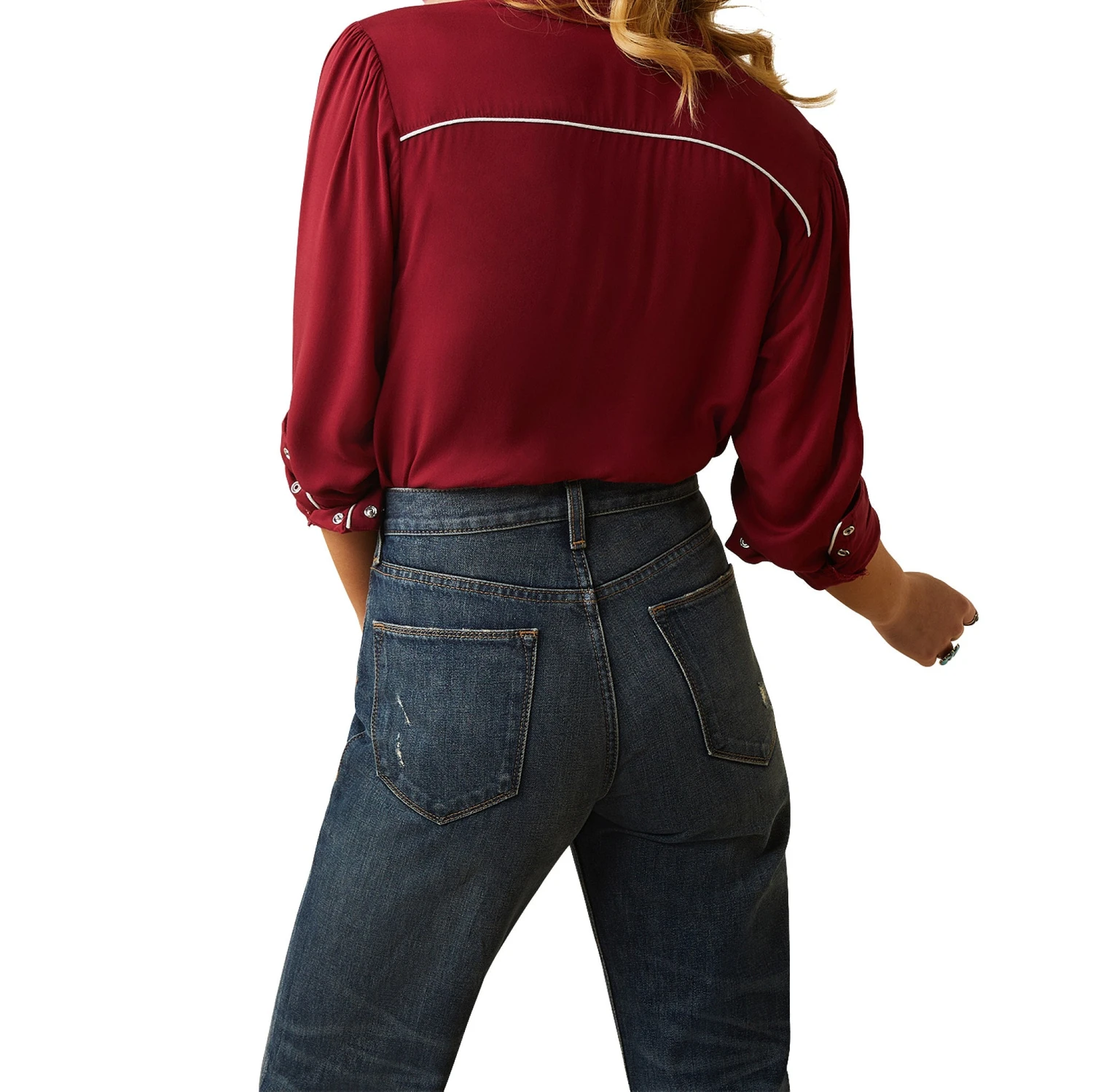 Ariat Womens Ultra High Rise Tomboy Jeans - Image 3