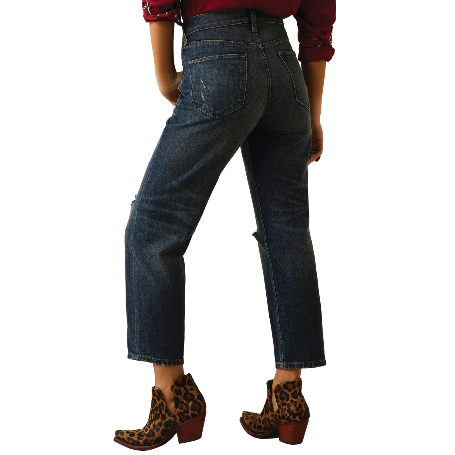 Ariat Womens Ultra High Rise Tomboy Jeans - Image 5