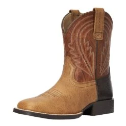 Ariat Kids Lil Hoss Cottage Cinnamon Cowboy Boot