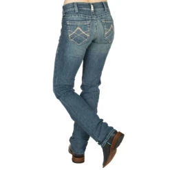 Ariat Women's R.E.A.L. Rainstorm Straight Leg Jeans