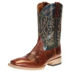 Ariat Men's Ariat Ryden Ultra Gingersnap 11in.Tack Green Top Square Toe Boot