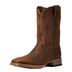 Ariat Men`s Venttek 360 Rowder Earth 11` Mack Brown Top Square Toe Boot