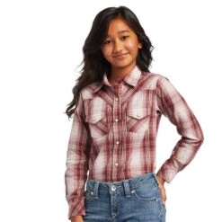 Ariat Girl's R.E.A.L. Plaid Shirt