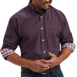 Ariat Men's Wrinkle Free Dylen Fitted Shirt