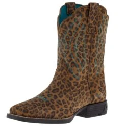 Ariat Kids Primetime Faded Leopard Boot