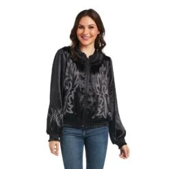 Ariat Women's Satin Bomber Jacket