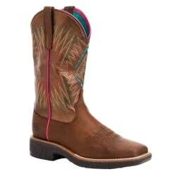 Ariat Women's Ridgeback Distressed Tan/ Bridle Tan 11 In Top Boot