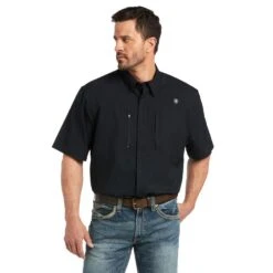 Ariat Mens VentTek Black Classic Fit Shirt