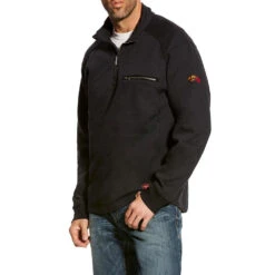 Ariat Mens Black FR 1/4 Zip Jacket