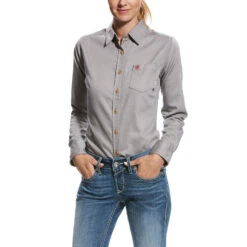 Ariat Ladies FR Silver Fox Work Shirt